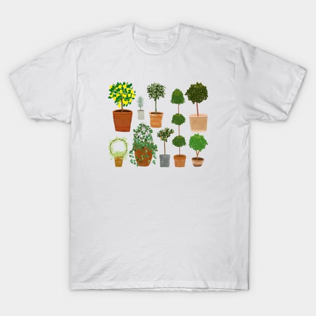 Topiaries T-Shirt by jenblove